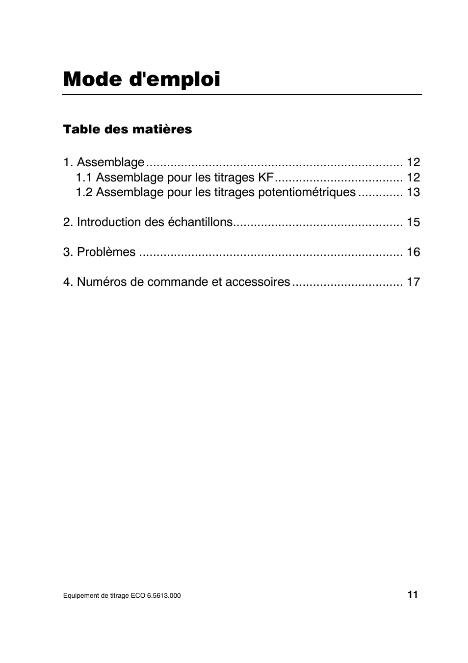 Mode d'emploi | Metrohm 6.5613.000 ECO Titration Equipment User Manual | Page 16 / 31