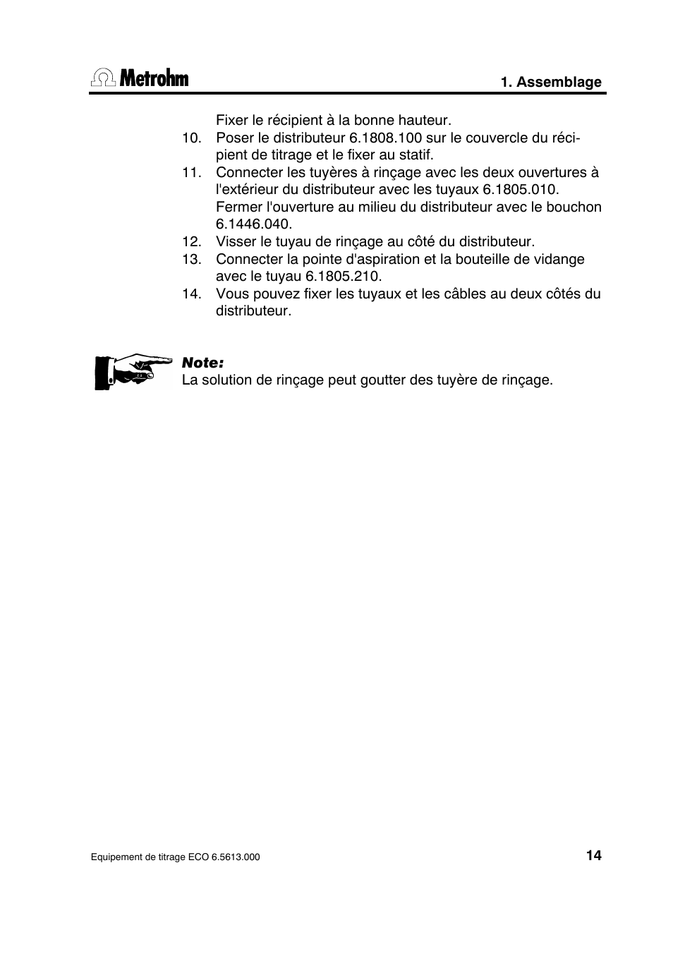 Metrohm 6.5613.000 ECO Titration Equipment User Manual | Page 19 / 31