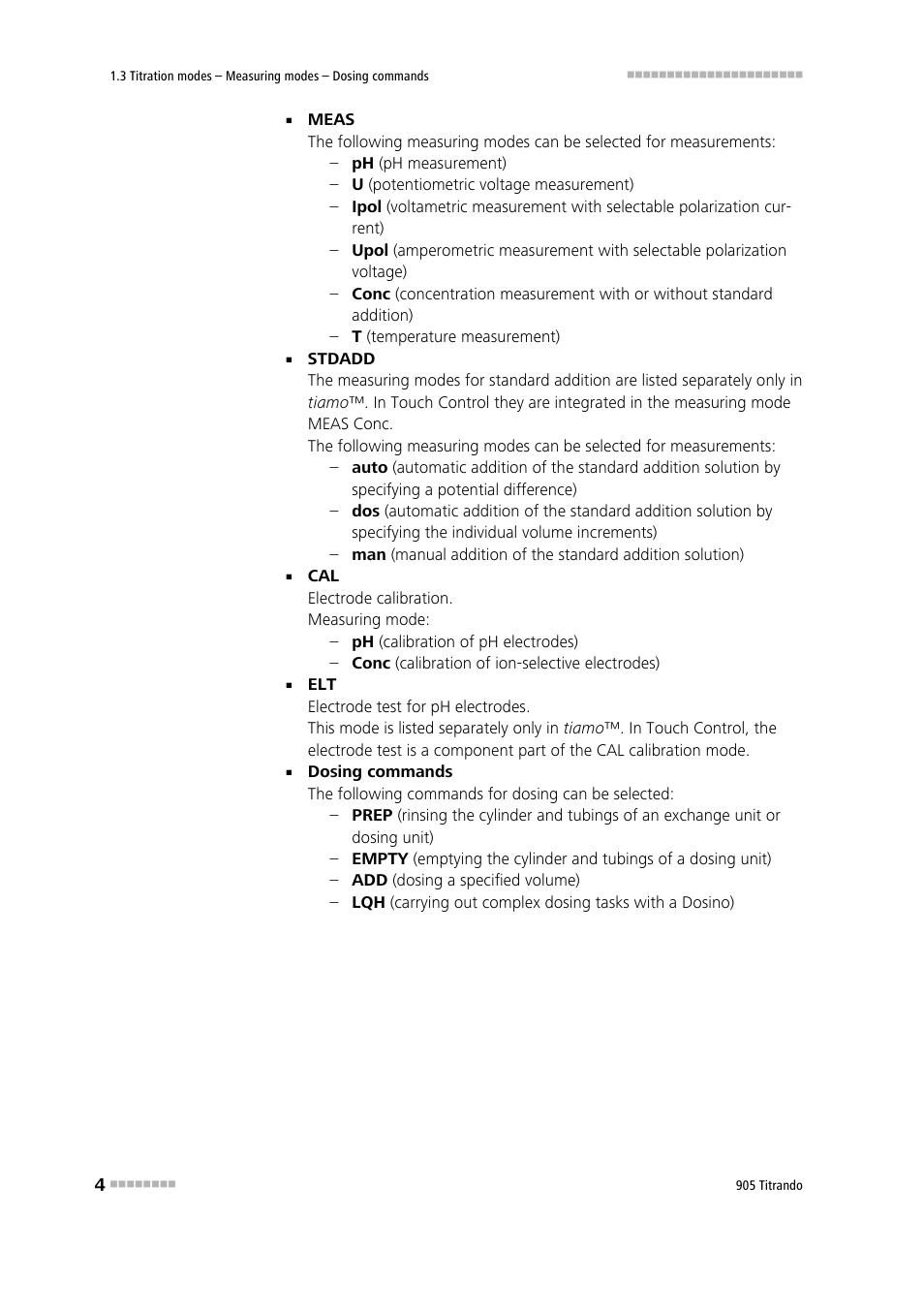 Metrohm 905 Titrando User Manual | Page 12 / 55