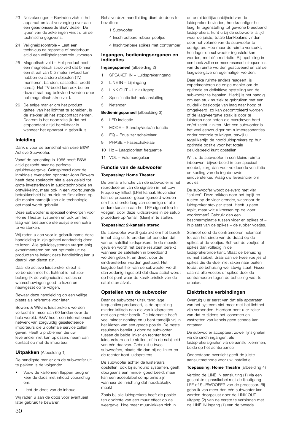 Bowers & Wilkins AS2 User Manual | Page 33 / 73