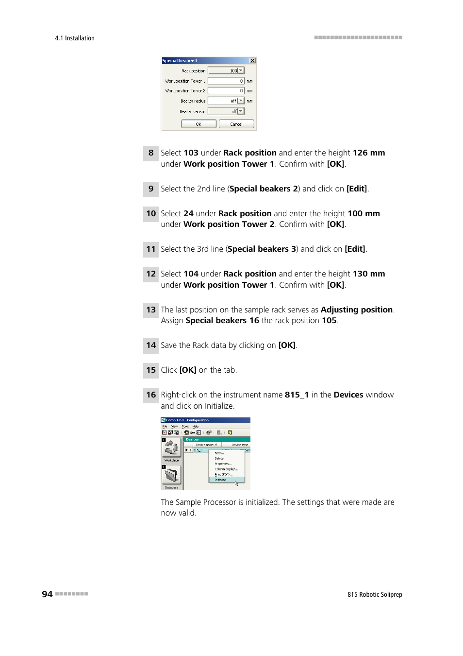 Metrohm 815 Robotic Soliprep User Manual | Page 102 / 180