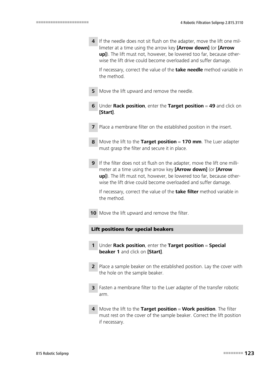 Metrohm 815 Robotic Soliprep User Manual | Page 131 / 180