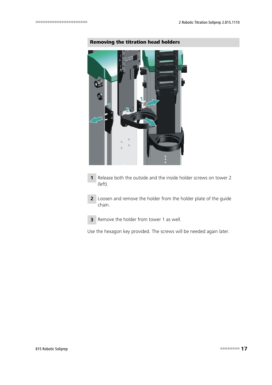 Metrohm 815 Robotic Soliprep User Manual | Page 25 / 180