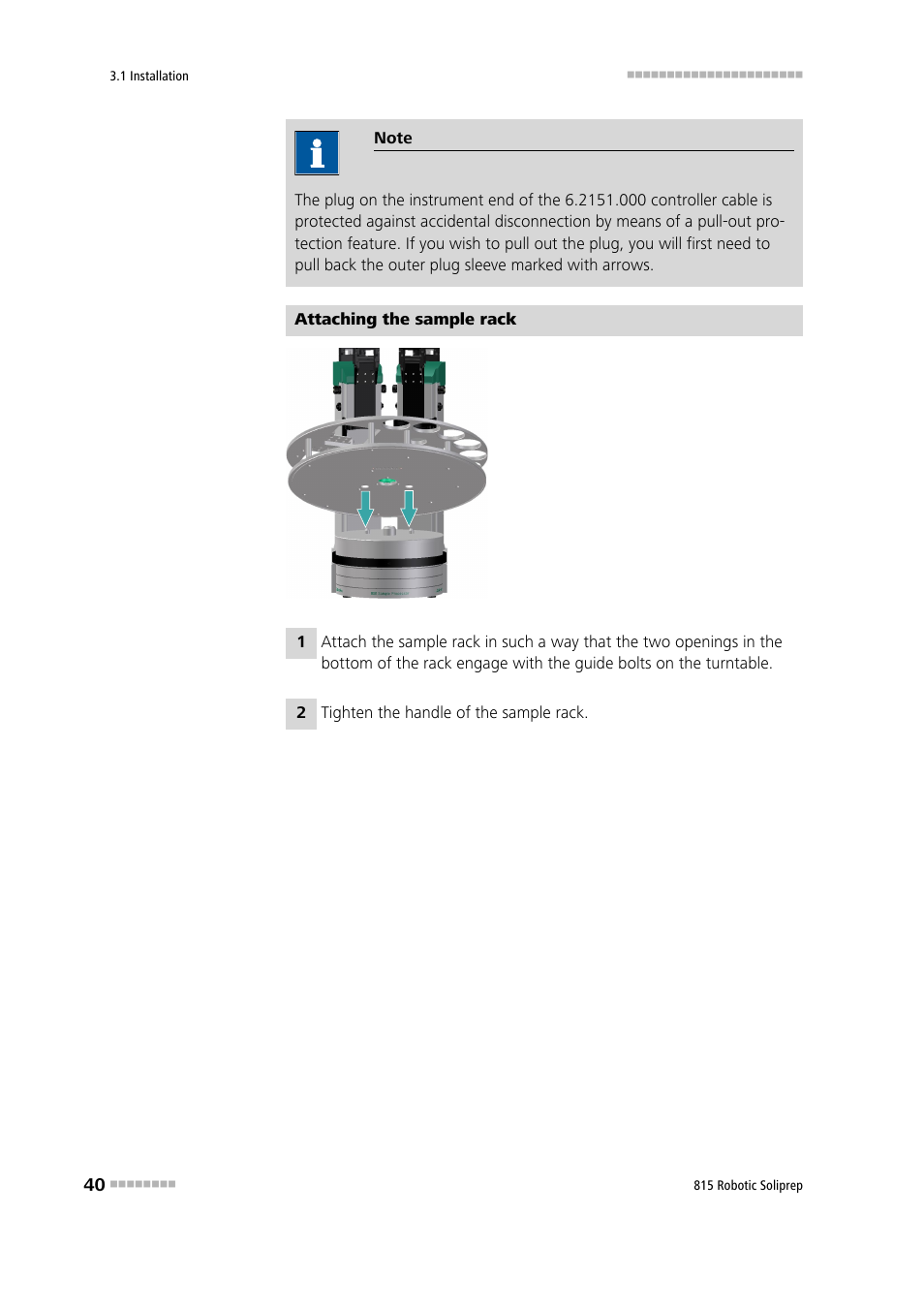 Metrohm 815 Robotic Soliprep User Manual | Page 48 / 180