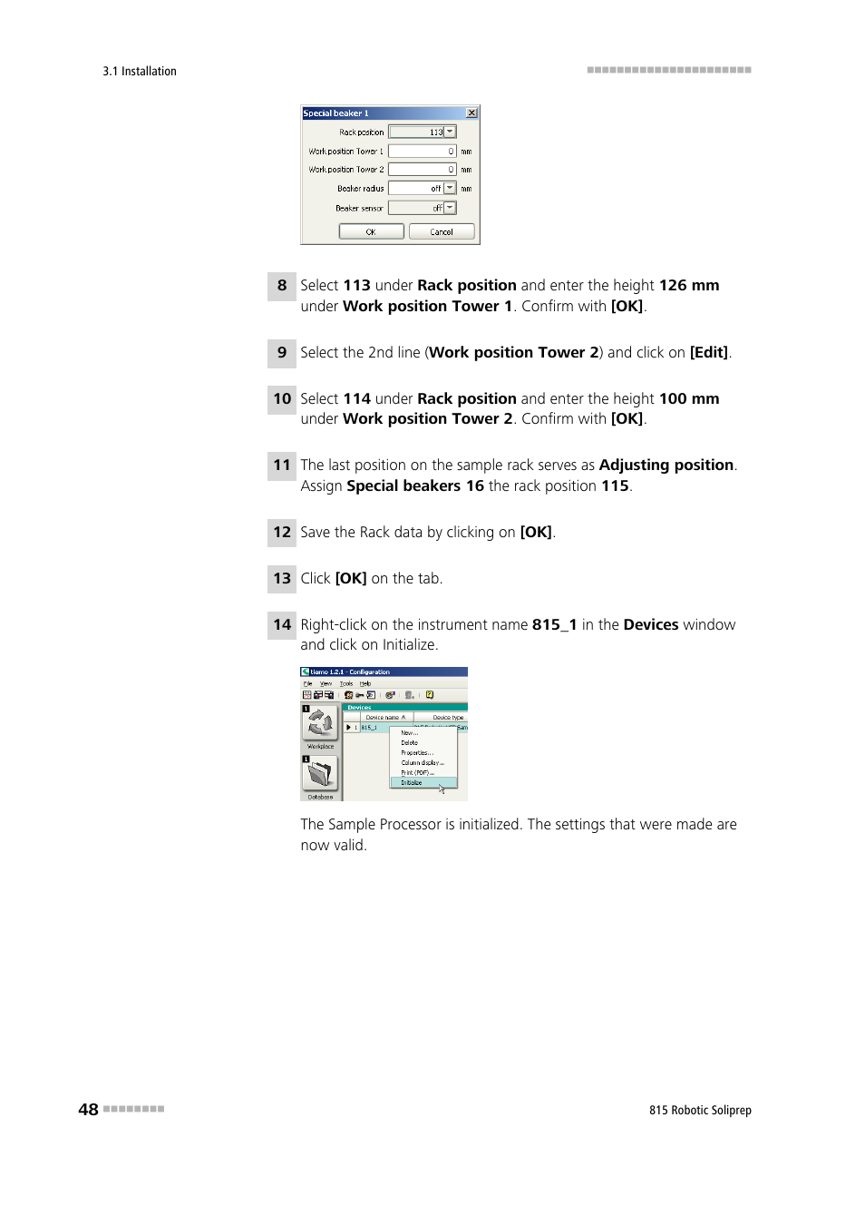 Metrohm 815 Robotic Soliprep User Manual | Page 56 / 180