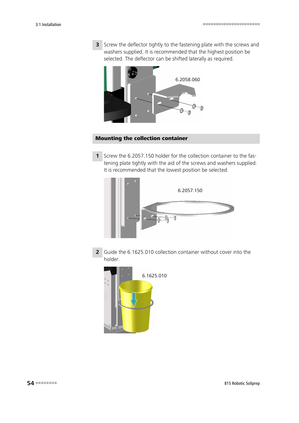 Metrohm 815 Robotic Soliprep User Manual | Page 62 / 180