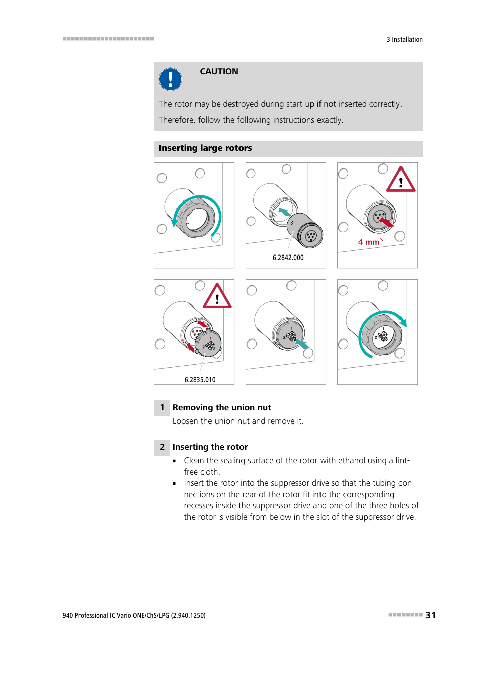 Metrohm 940 Professional IC Vario ONE/ChS/LPG User Manual | Page 39 / 115