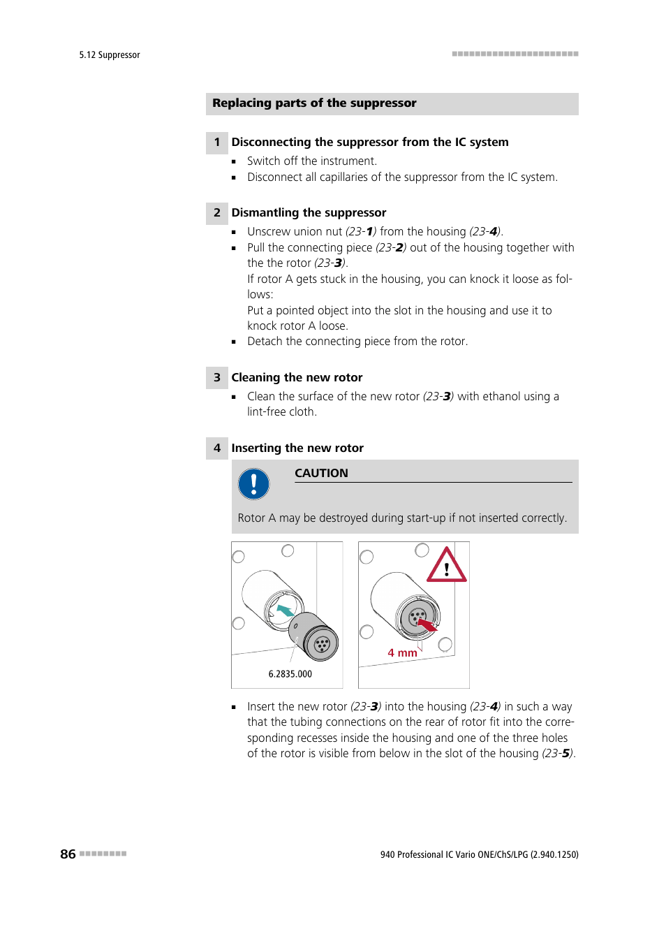 Metrohm 940 Professional IC Vario ONE/ChS/LPG User Manual | Page 94 / 115