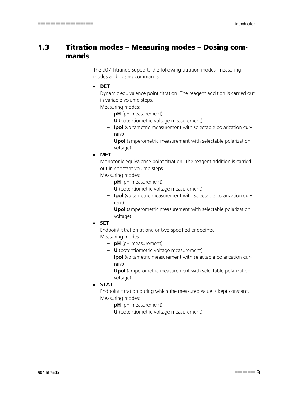 Metrohm 907 Titrando User Manual | Page 11 / 67