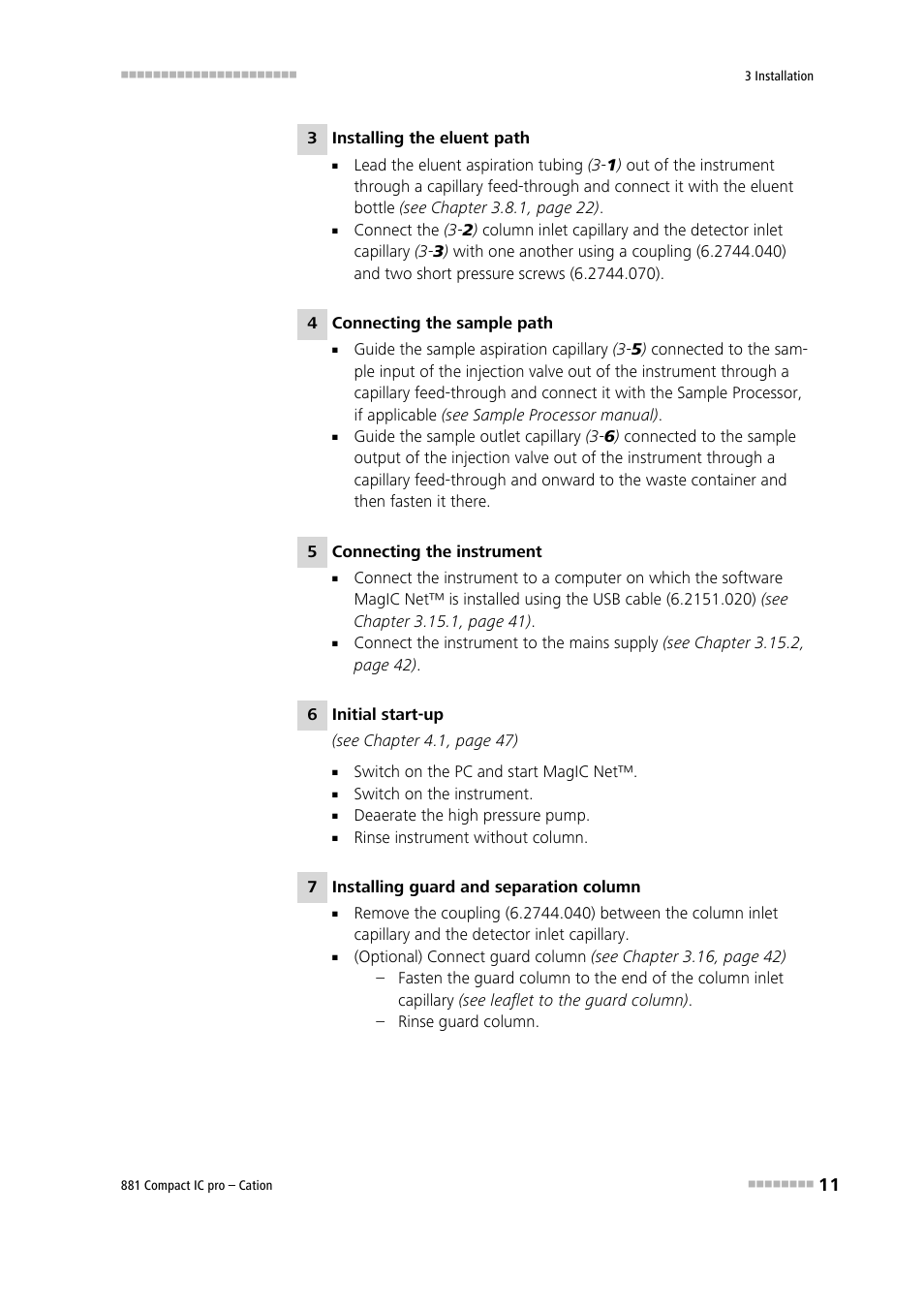 Metrohm 881 Compact IC pro – Cation User Manual | Page 19 / 101