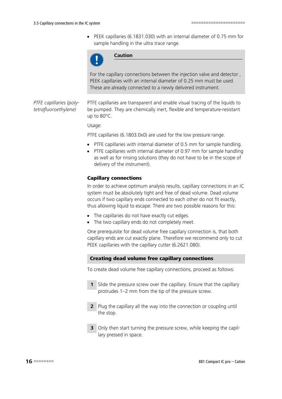 Metrohm 881 Compact IC pro – Cation User Manual | Page 24 / 101