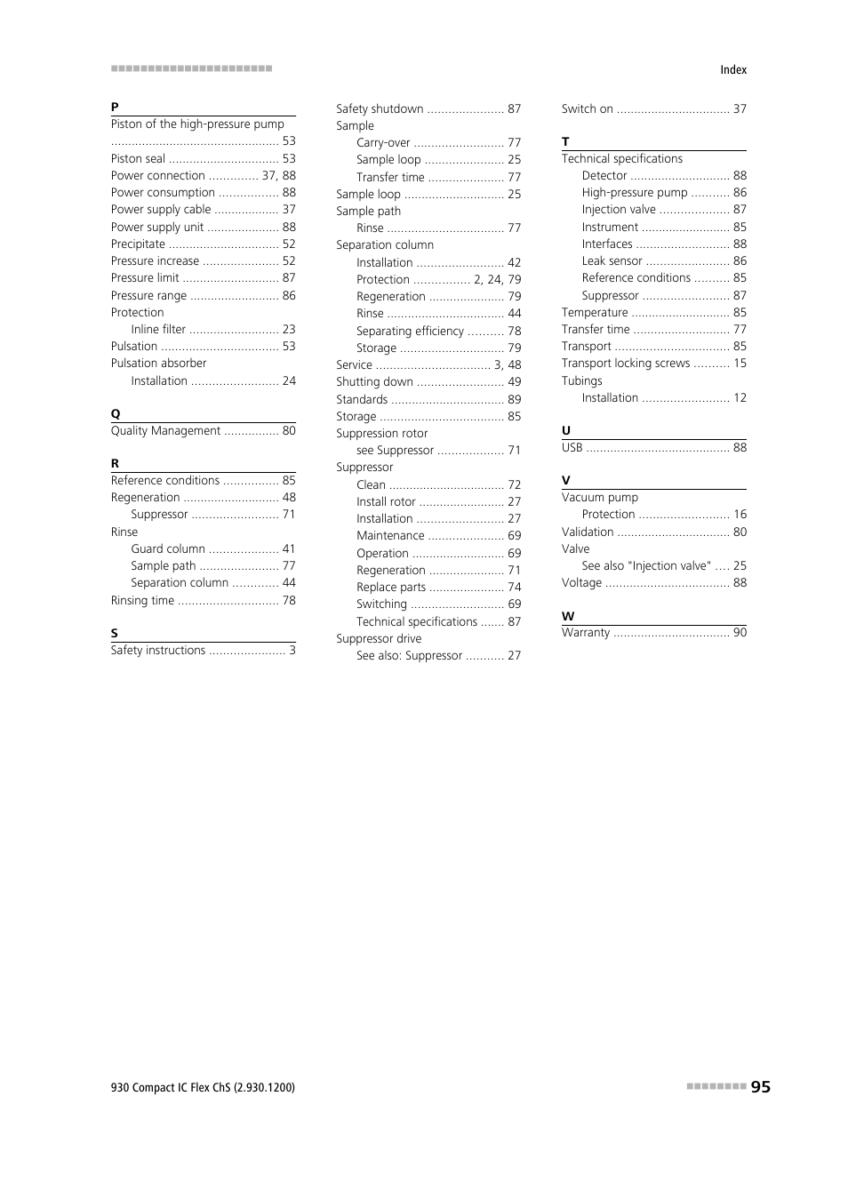 Metrohm 930 Compact IC Flex ChS User Manual | Page 103 / 103