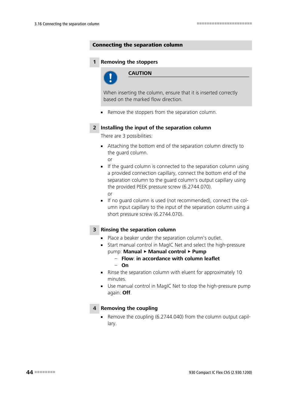 Metrohm 930 Compact IC Flex ChS User Manual | Page 52 / 103