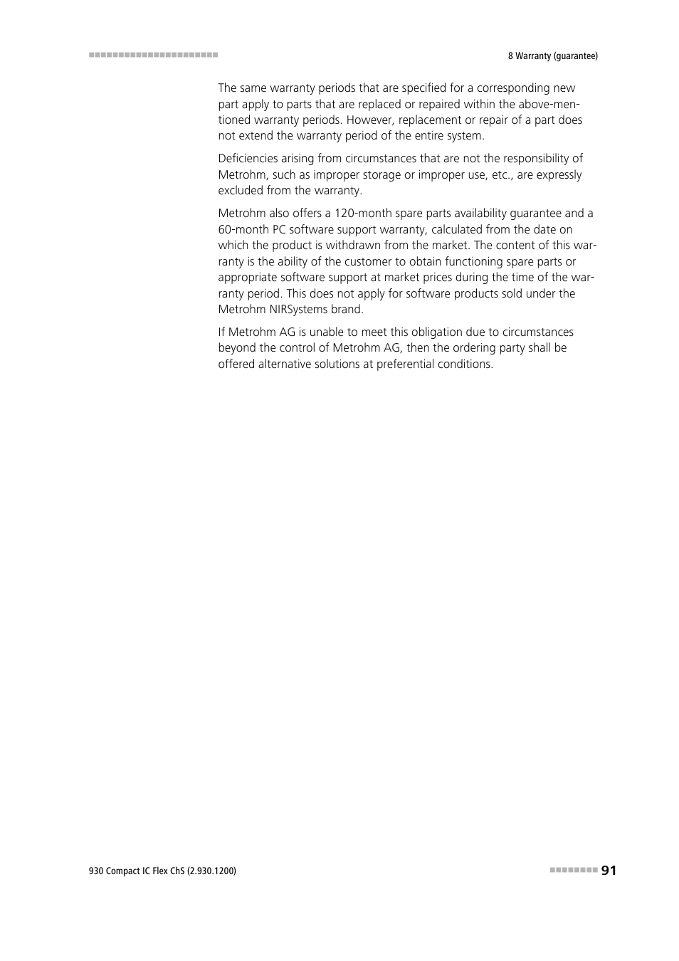 Metrohm 930 Compact IC Flex ChS User Manual | Page 99 / 103