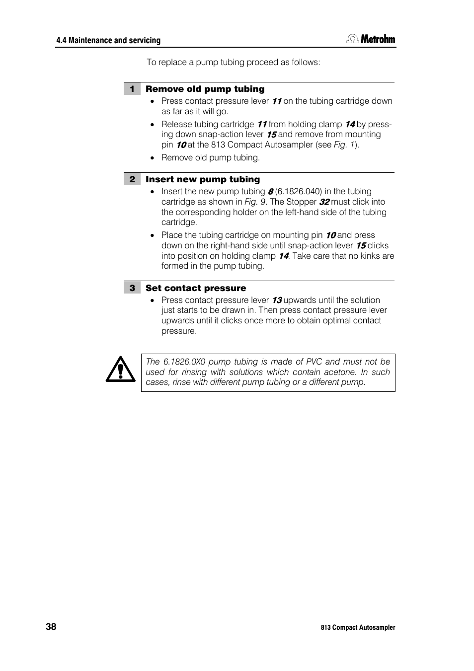 Metrohm 813 Compact Autosampler User Manual | Page 44 / 55