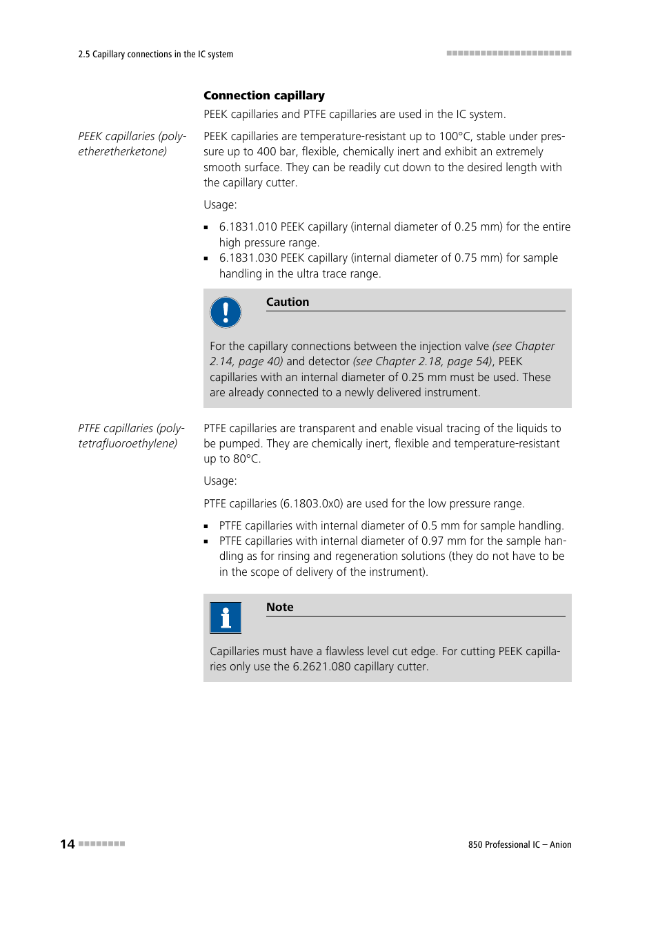 Metrohm 850 Professional IC Anion User Manual | Page 24 / 135