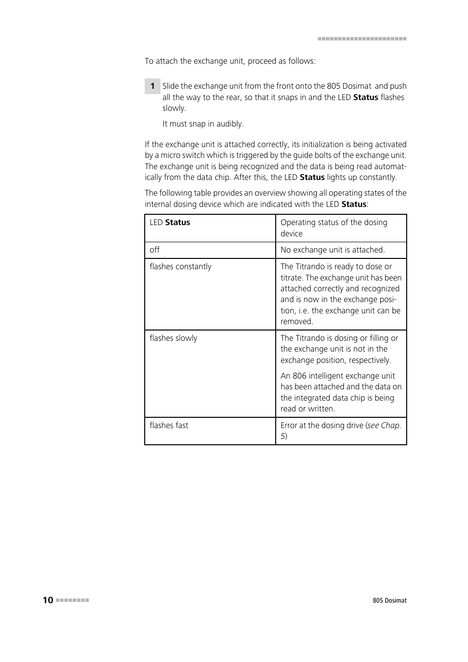 Metrohm 805 Dosimat User Manual | Page 18 / 34