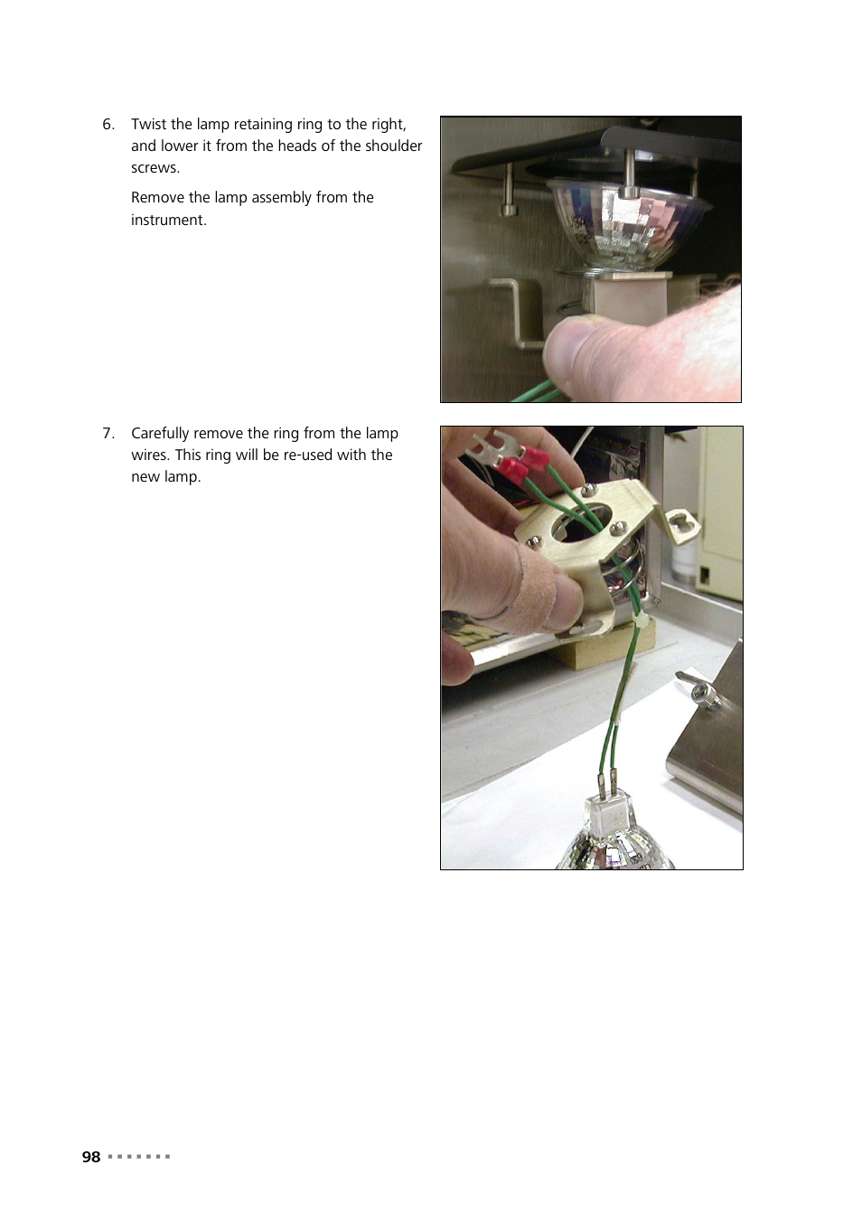 Metrohm NIRS XDS Process Analyzer – MicroBundle User Manual | Page 100 / 114