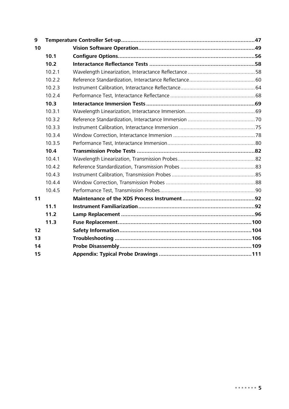 Metrohm NIRS XDS Process Analyzer – MicroBundle User Manual | Page 7 / 114