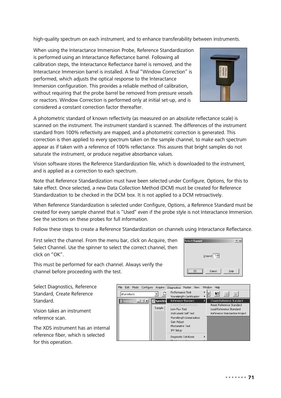 Metrohm NIRS XDS Process Analyzer – MicroBundle User Manual | Page 73 / 114