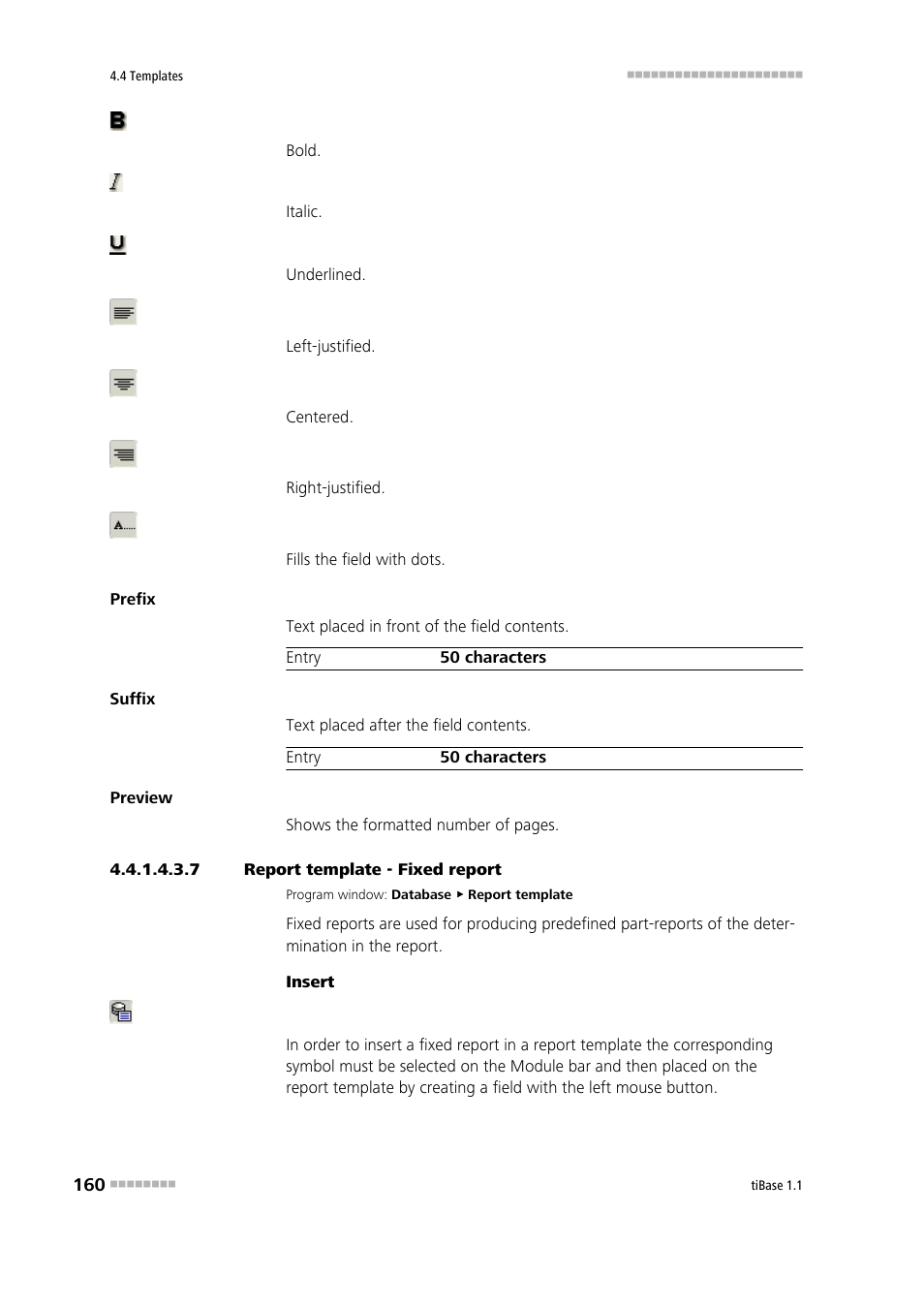 7 report template - fixed report, Fixed report | Metrohm tiBase 1.1 User Manual | Page 168 / 349