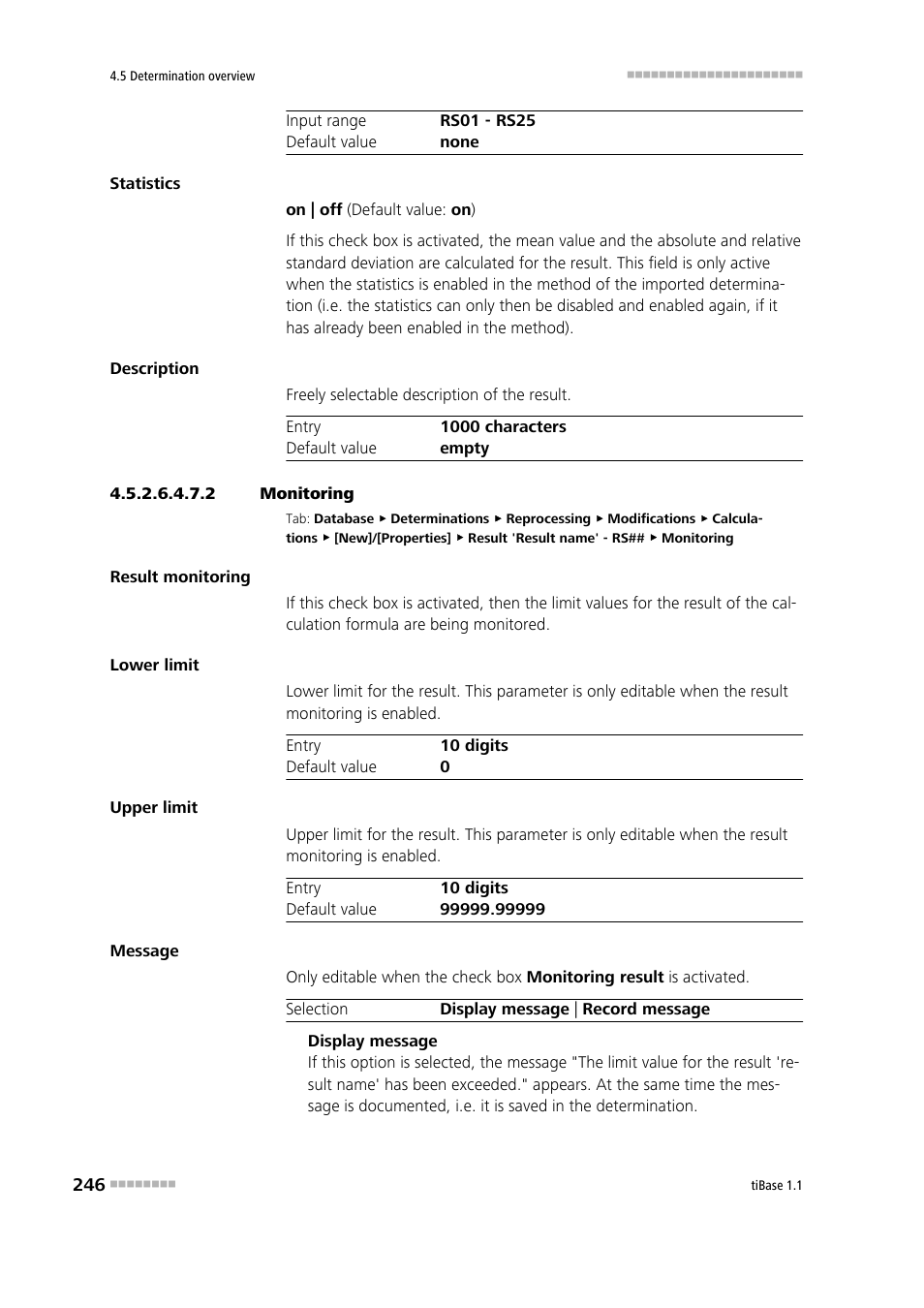 2 monitoring | Metrohm tiBase 1.1 User Manual | Page 254 / 349