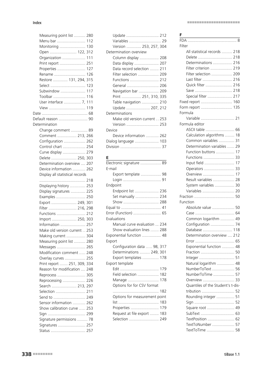 Metrohm tiBase 1.1 User Manual | Page 346 / 349