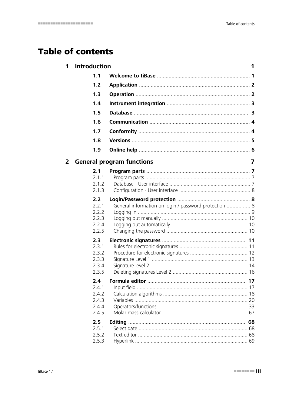 Metrohm tiBase 1.1 User Manual | Page 5 / 349