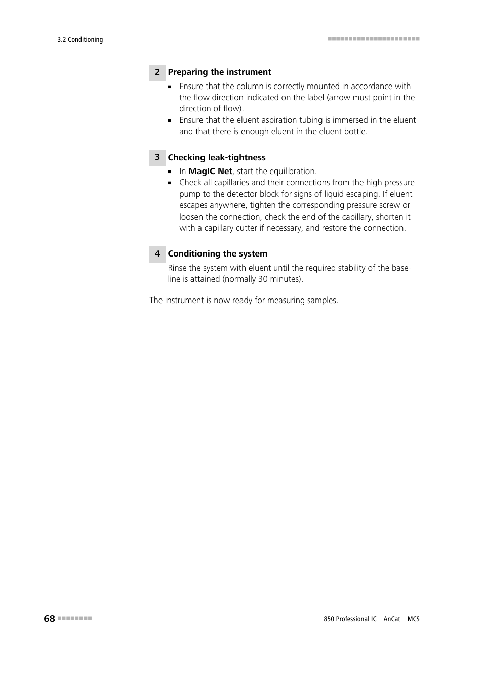 Metrohm 850 Professional IC AnCat MCS User Manual | Page 78 / 143