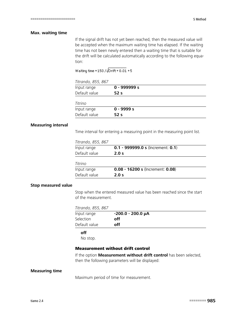 Metrohm tiamo 2.4 Manual User Manual | Page 1001 / 1717