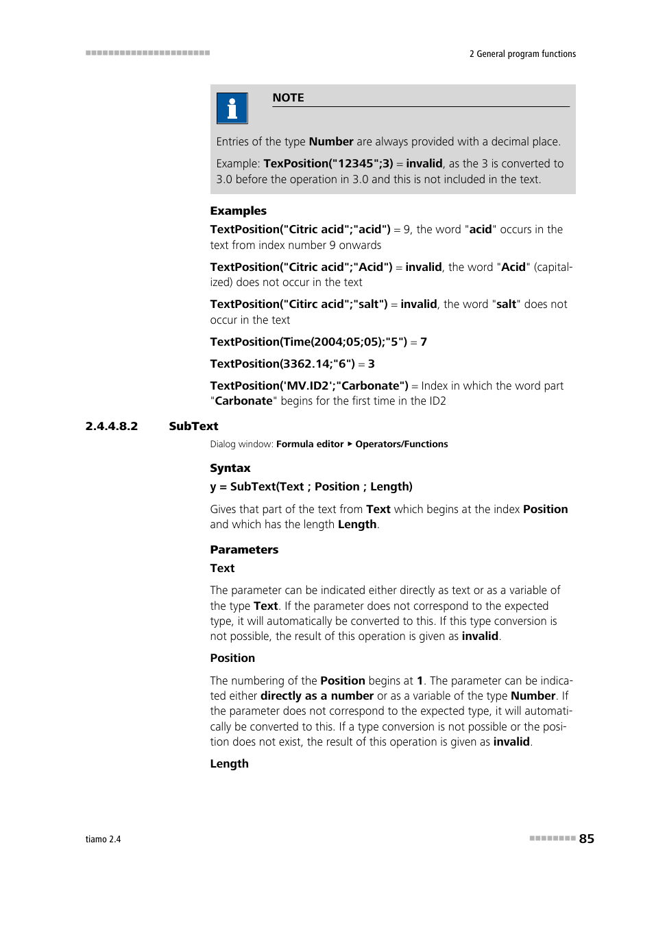 2 subtext, Subtext | Metrohm tiamo 2.4 Manual User Manual | Page 101 / 1717