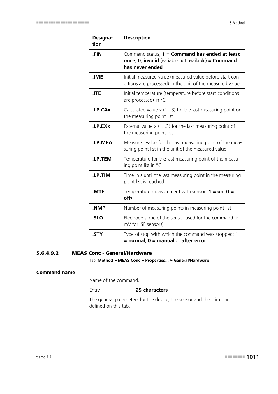 2 meas conc - general/hardware | Metrohm tiamo 2.4 Manual User Manual | Page 1027 / 1717