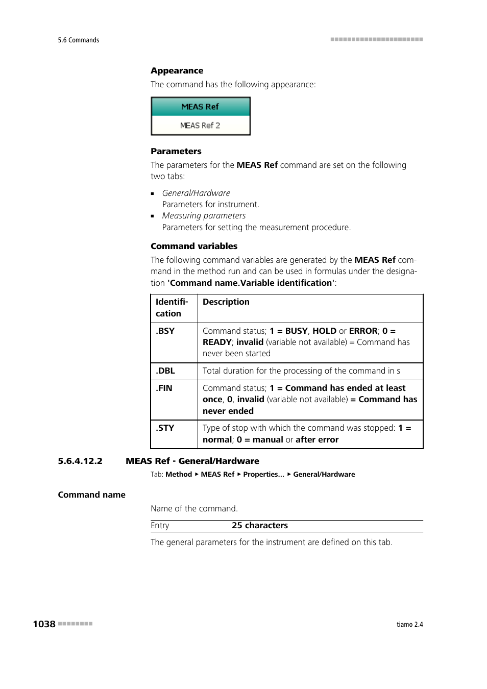 2 meas ref - general/hardware | Metrohm tiamo 2.4 Manual User Manual | Page 1054 / 1717