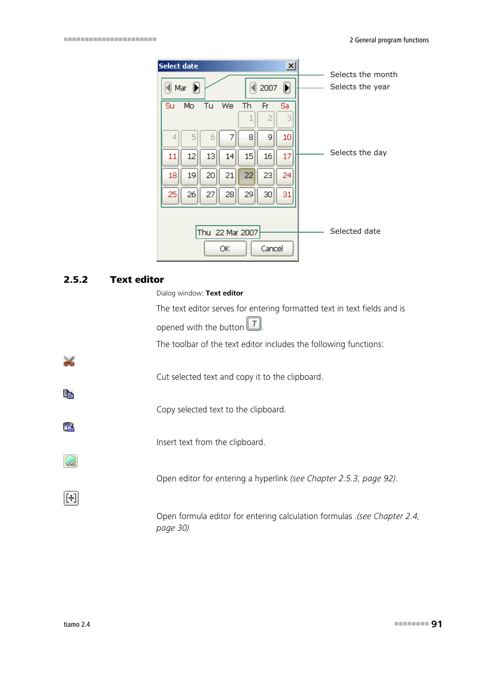 2 text editor, Text editor | Metrohm tiamo 2.4 Manual User Manual | Page 107 / 1717