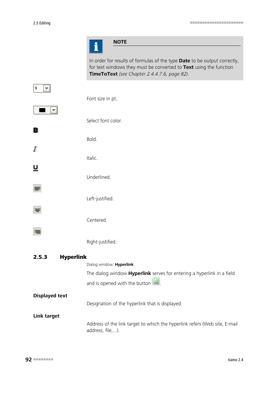 3 hyperlink, Hyperlink | Metrohm tiamo 2.4 Manual User Manual | Page 108 / 1717