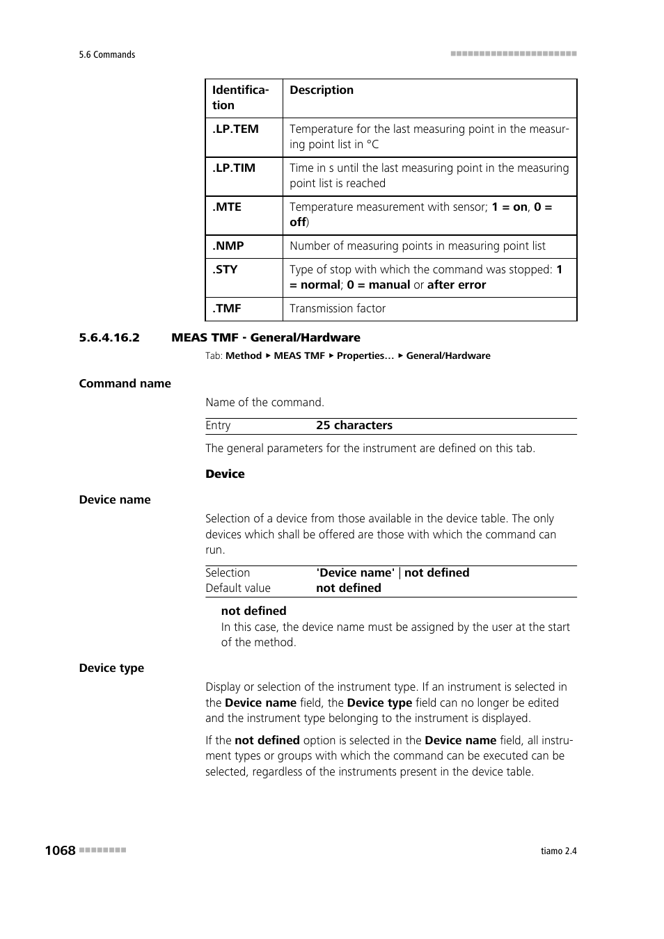 2 meas tmf - general/hardware | Metrohm tiamo 2.4 Manual User Manual | Page 1084 / 1717