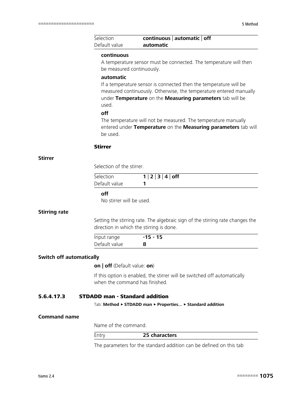 3 stdadd man - standard addition | Metrohm tiamo 2.4 Manual User Manual | Page 1091 / 1717