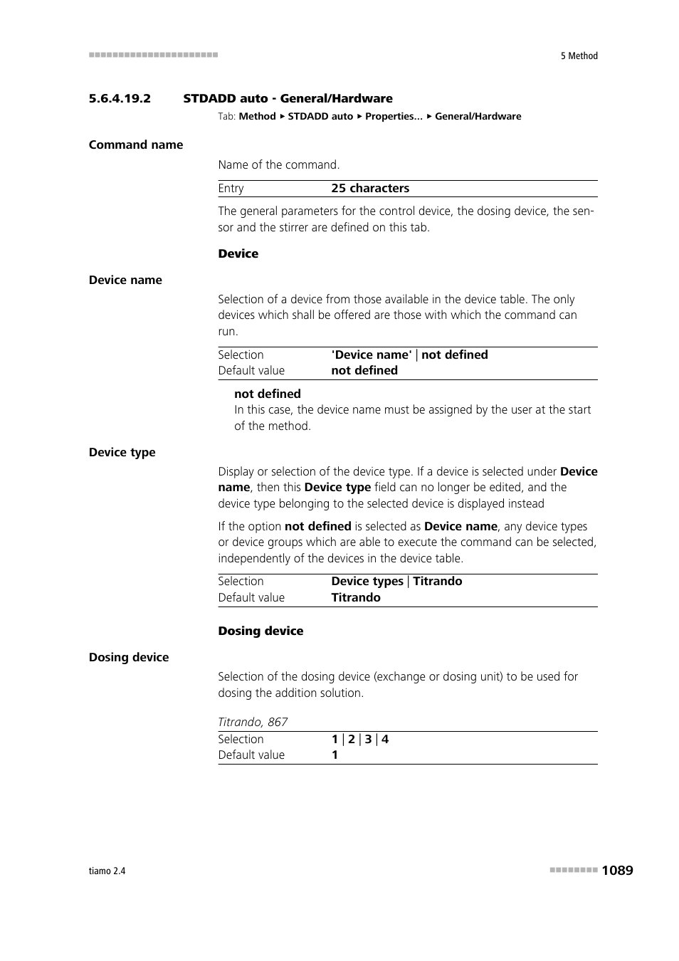 2 stdadd auto - general/hardware | Metrohm tiamo 2.4 Manual User Manual | Page 1105 / 1717