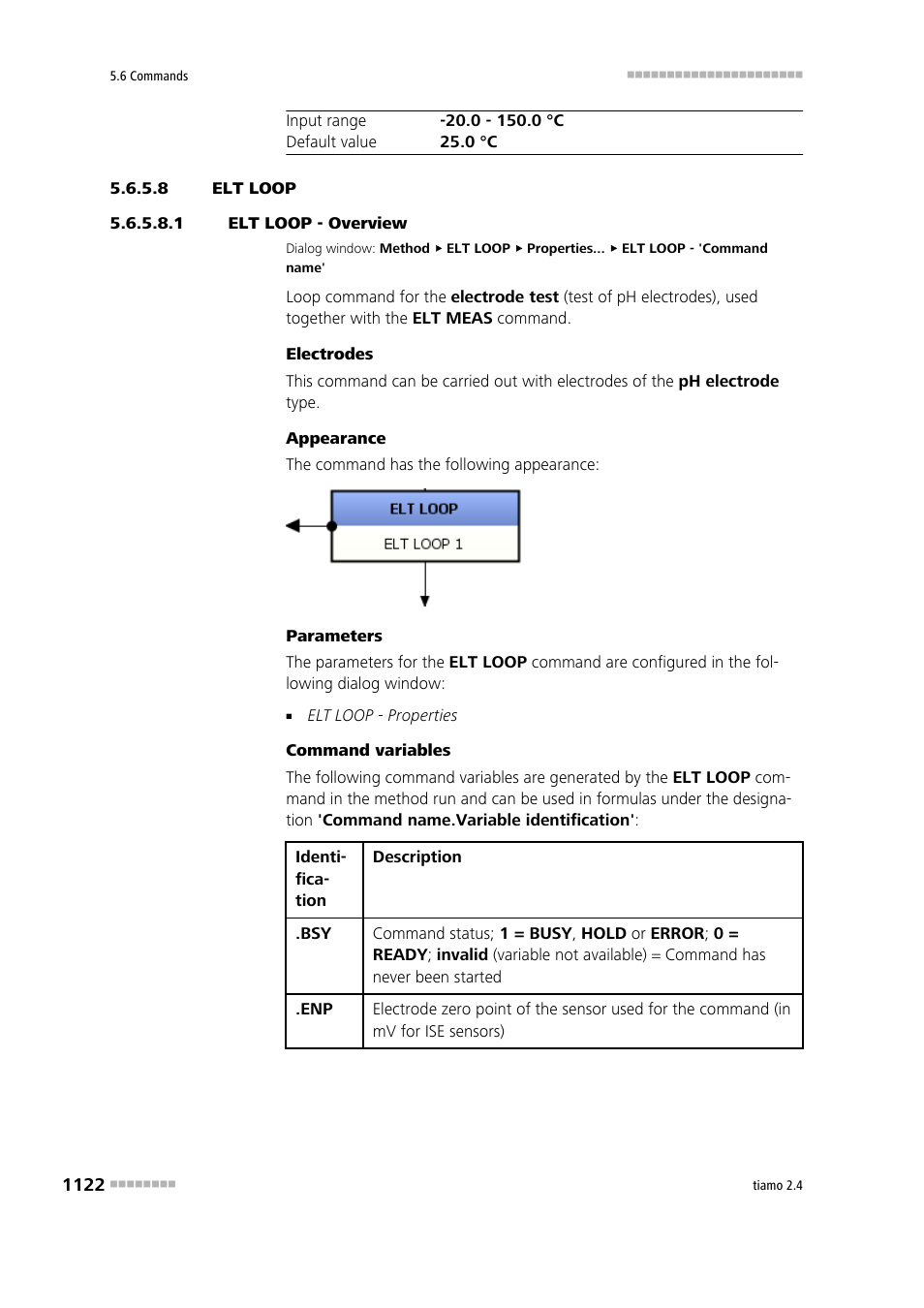 8 elt loop, 1 elt loop - overview, Elt loop | Metrohm tiamo 2.4 Manual User Manual | Page 1138 / 1717