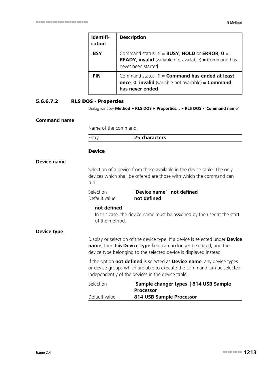 2 rls dos - properties | Metrohm tiamo 2.4 Manual User Manual | Page 1229 / 1717