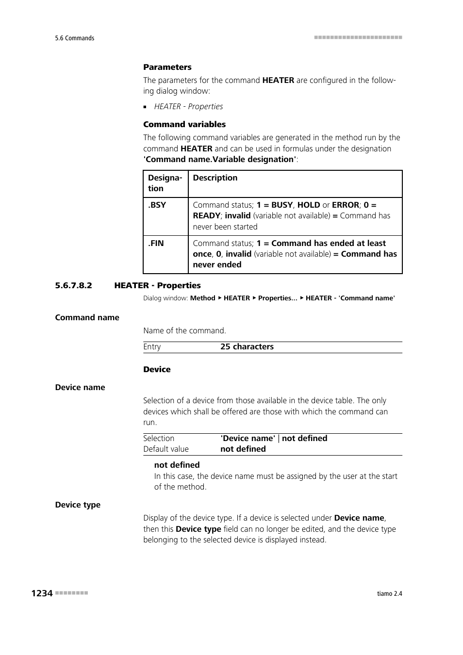 2 heater - properties | Metrohm tiamo 2.4 Manual User Manual | Page 1250 / 1717