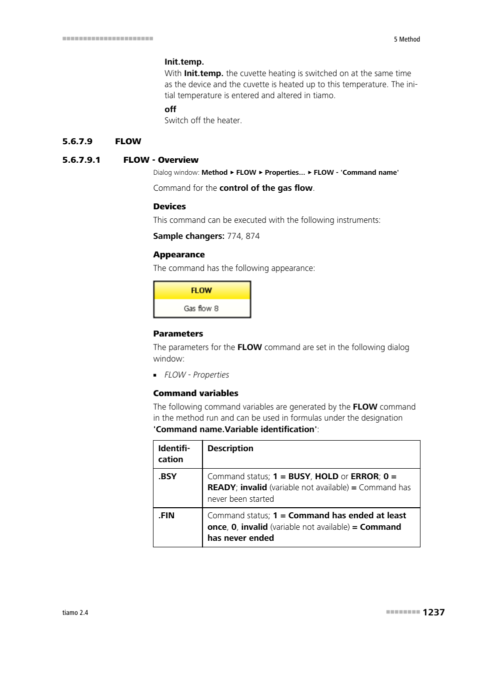 9 flow, 1 flow - overview, Flow | Metrohm tiamo 2.4 Manual User Manual | Page 1253 / 1717