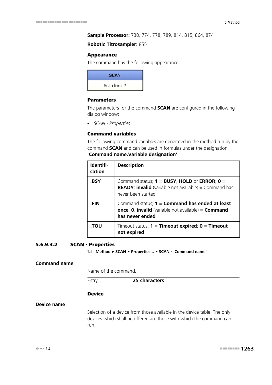 2 scan - properties | Metrohm tiamo 2.4 Manual User Manual | Page 1279 / 1717