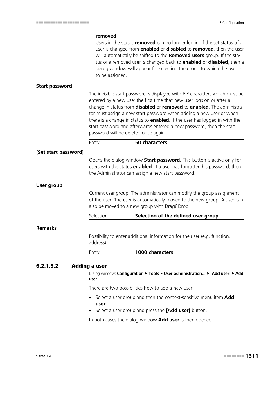 2 adding a user, Add user | Metrohm tiamo 2.4 Manual User Manual | Page 1327 / 1717