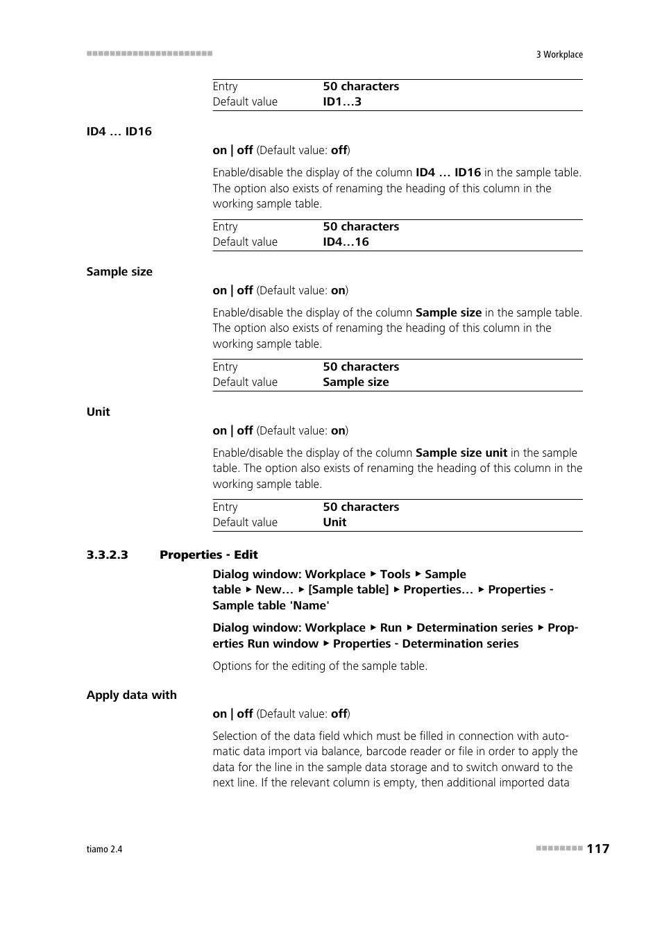 3 properties - edit, Properties - edit | Metrohm tiamo 2.4 Manual User Manual | Page 133 / 1717