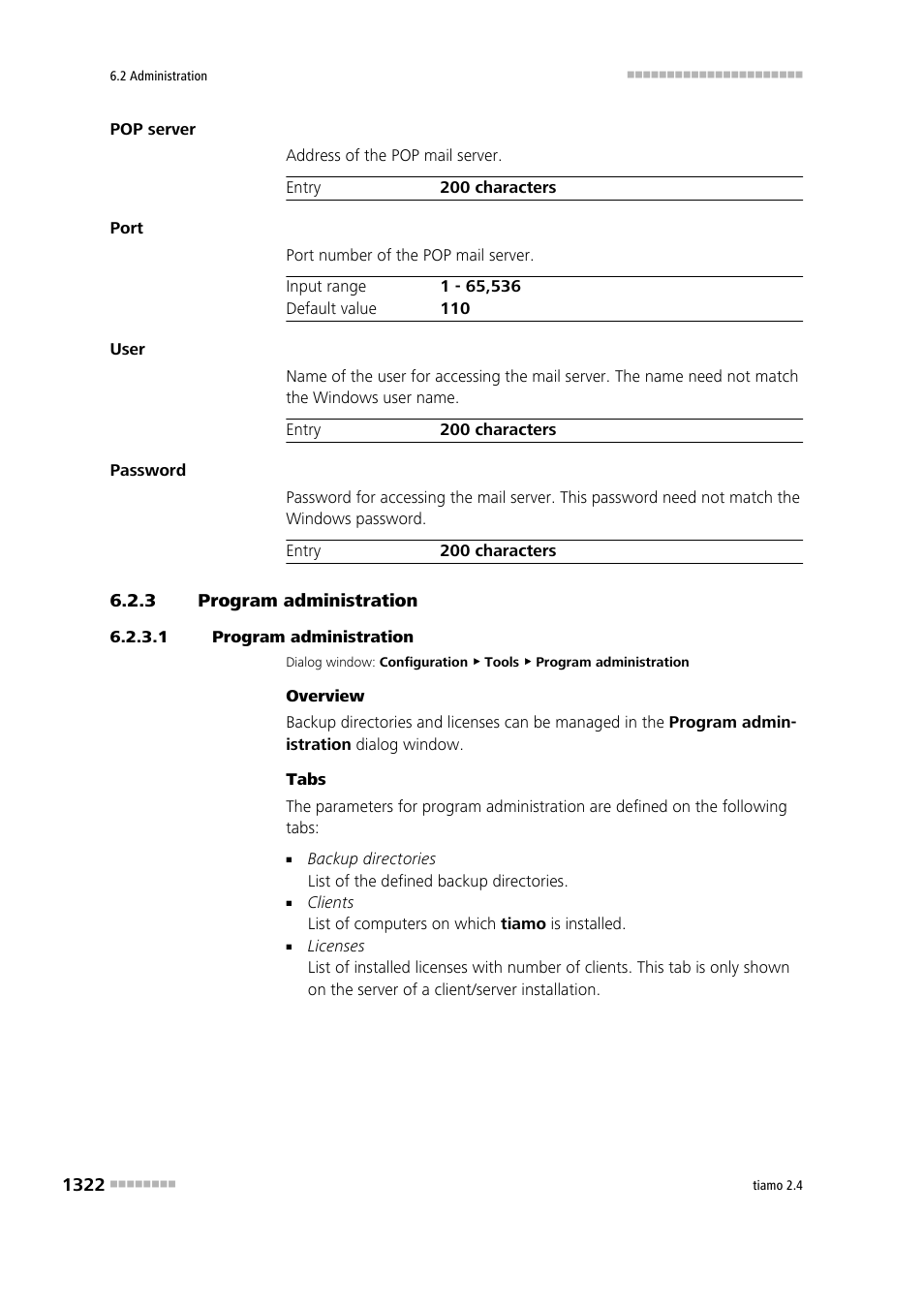 3 program administration, 1 program administration, Program administration 2 | Metrohm tiamo 2.4 Manual User Manual | Page 1338 / 1717