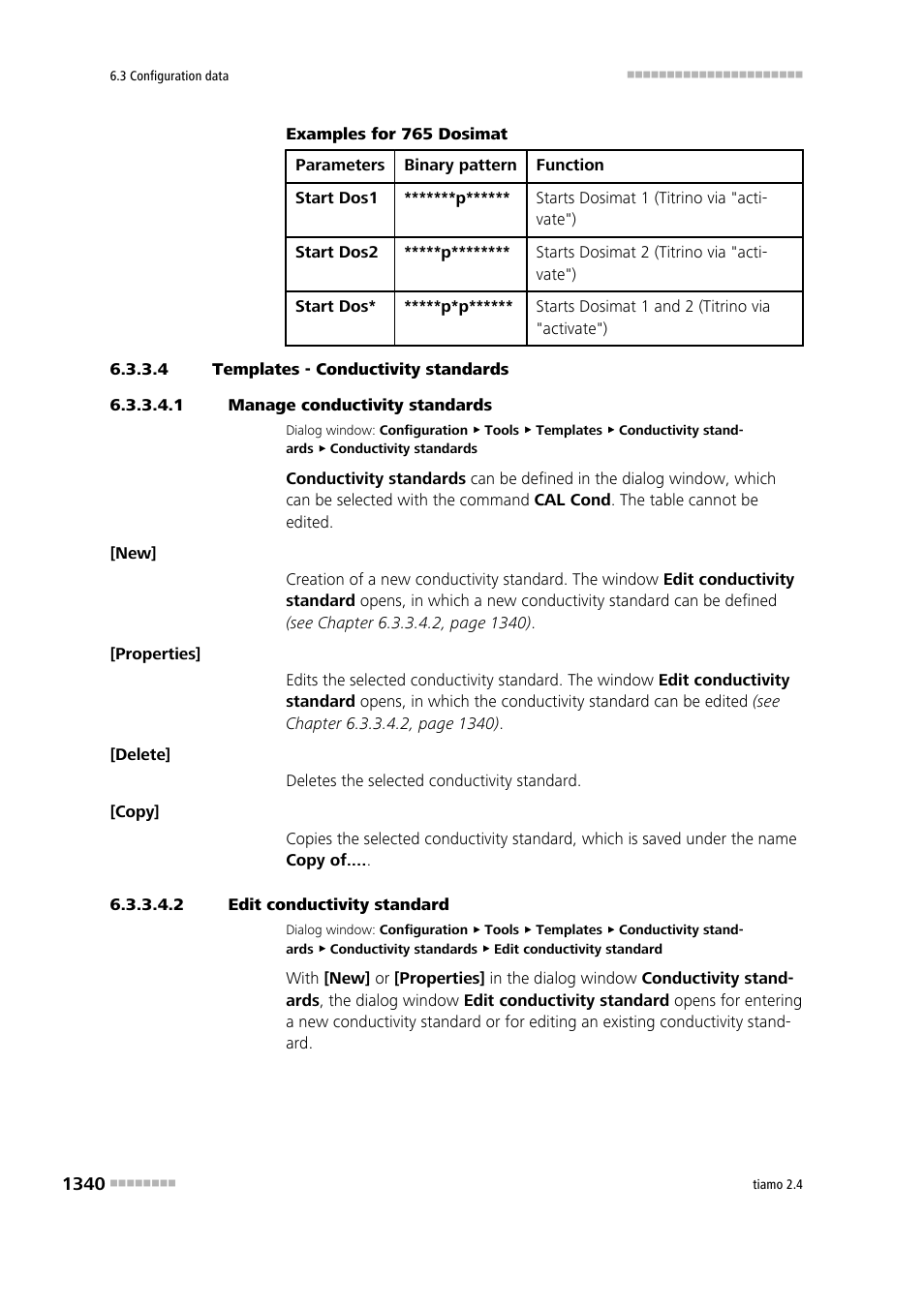 4 templates - conductivity standards, 1 manage conductivity standards, 2 edit conductivity standard | Metrohm tiamo 2.4 Manual User Manual | Page 1356 / 1717