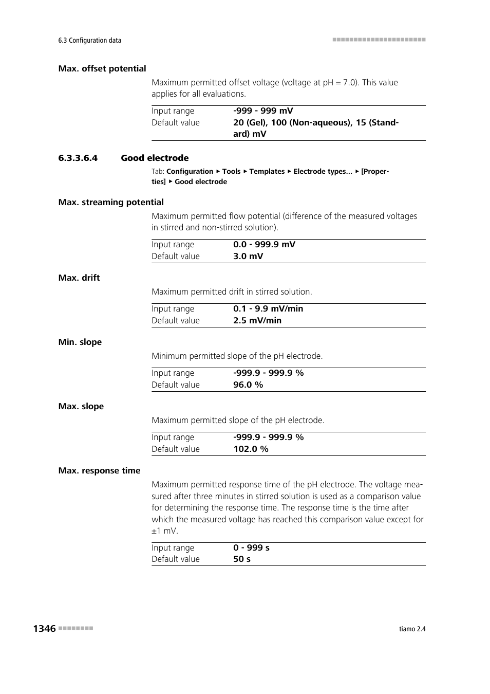 4 good electrode | Metrohm tiamo 2.4 Manual User Manual | Page 1362 / 1717