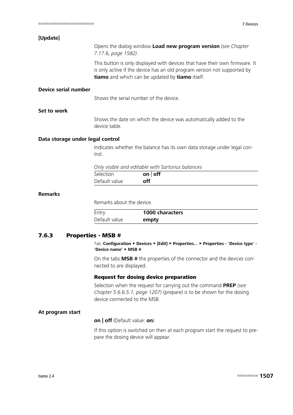 3 properties - msb, Properties - msb # 7 | Metrohm tiamo 2.4 Manual User Manual | Page 1523 / 1717