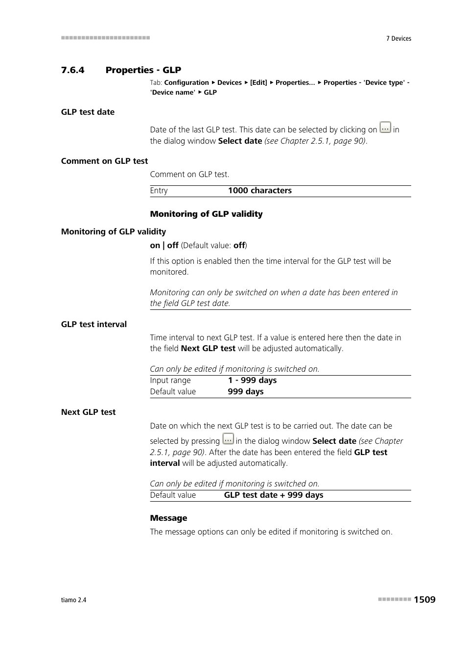 4 properties - glp, Properties - glp 9 | Metrohm tiamo 2.4 Manual User Manual | Page 1525 / 1717